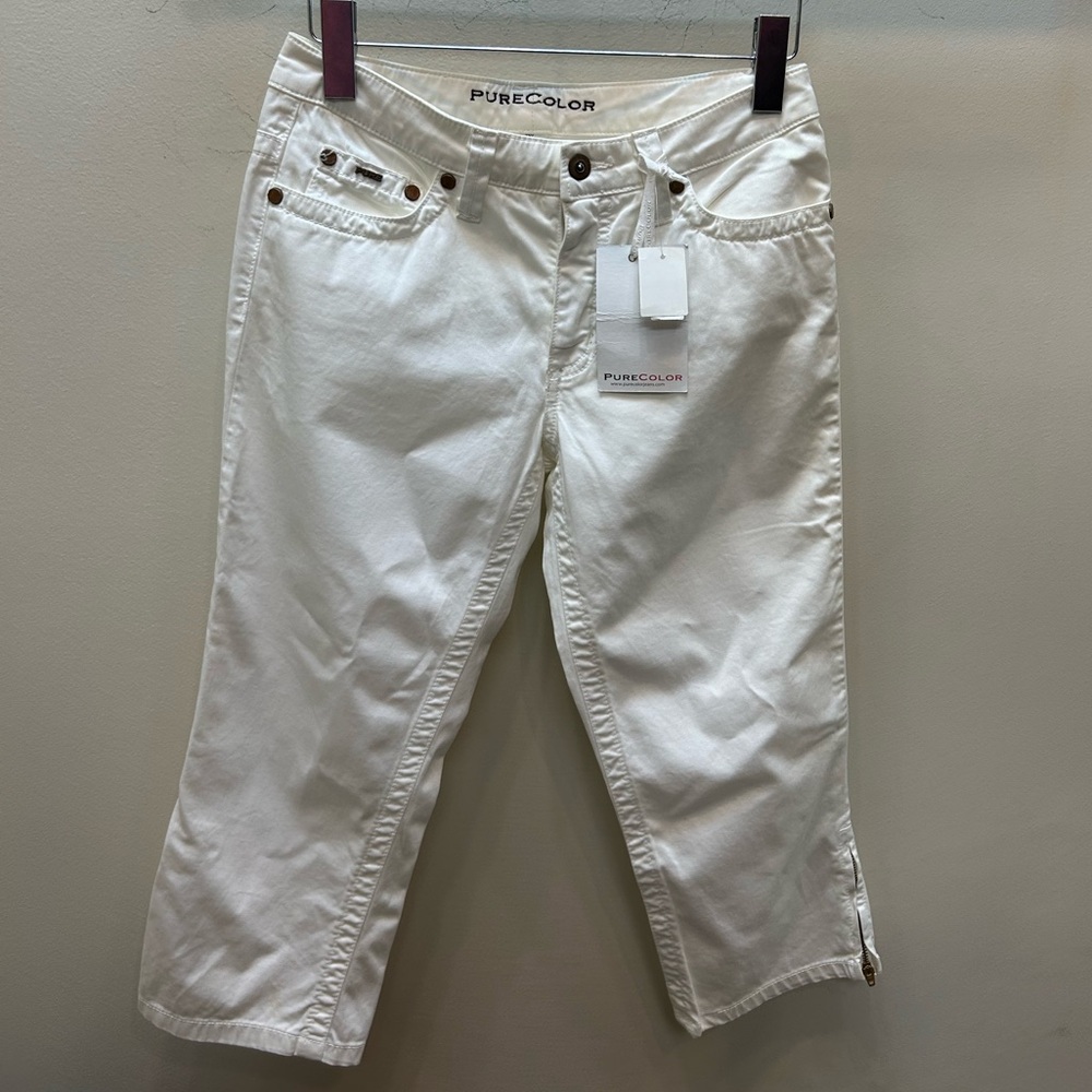 Women's Cream Capris